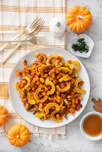 Calabaza Butternut Asada a la Canela