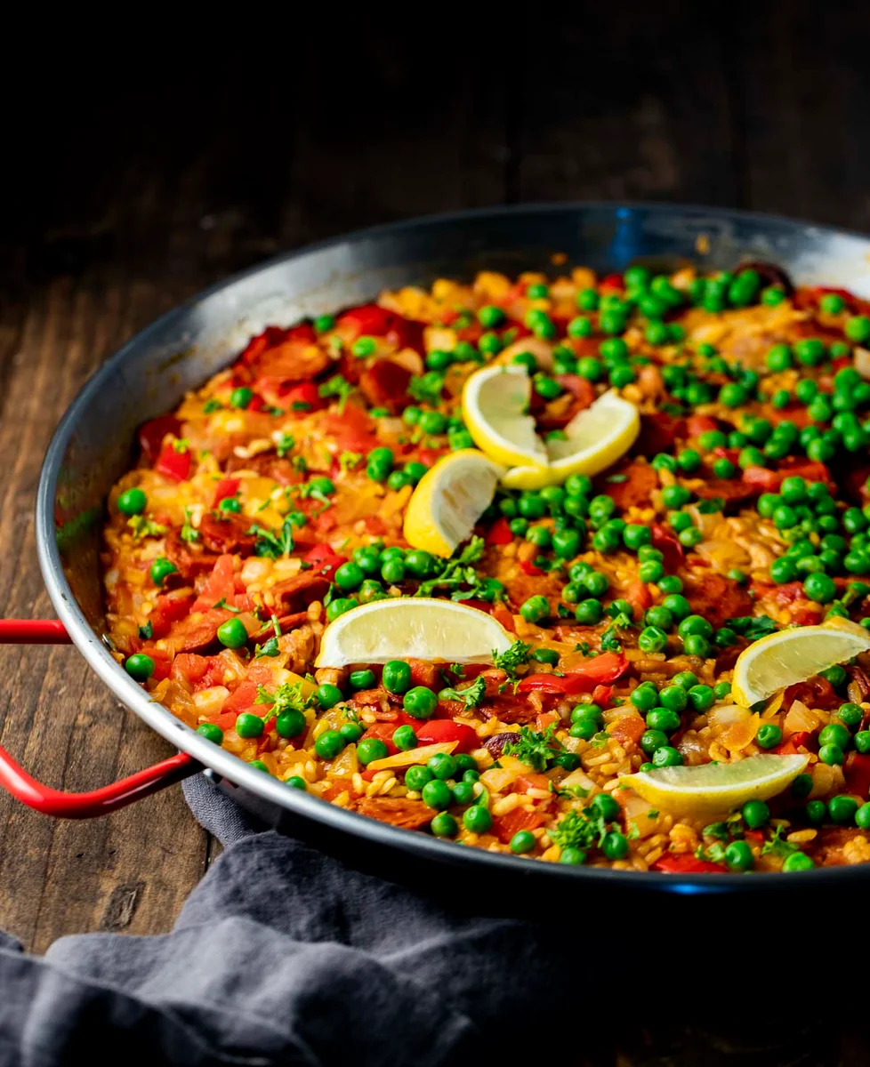 Spanish Chicken and Chorizo Paella