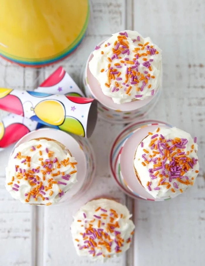 Dye-Free Confetti Cupcakes