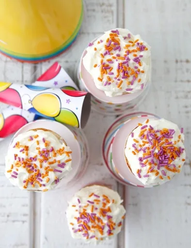 Dye-Free Confetti Cupcakes