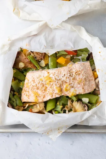 Pescado en Papillot