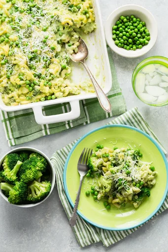 Green Mac and Cheese