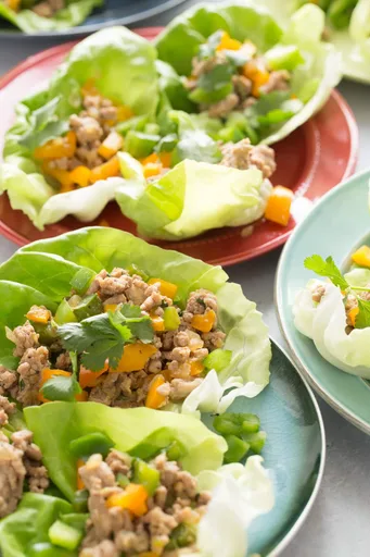 Stir-Fried Chicken in Lettuce Wraps