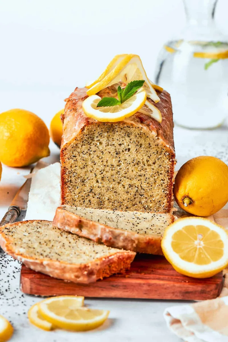 Almond Lemon Poppy Seed Bread