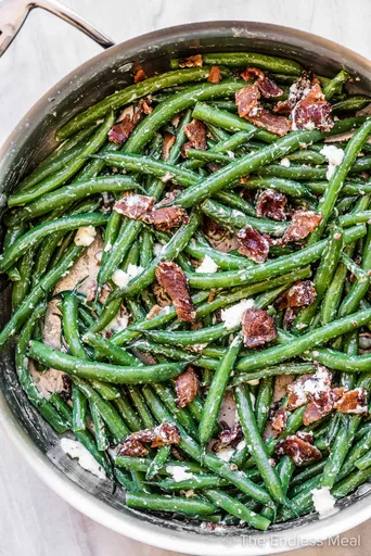Bacon Boursin Green Beans Recipe