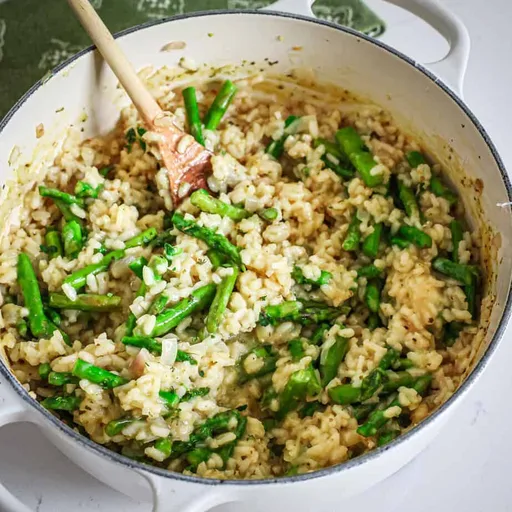 Risotto de espárragos