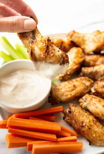 Alitas de pollo en freidora de aire