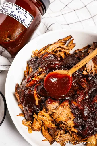 Receta de salsa barbacoa para cerdo desmenuzado