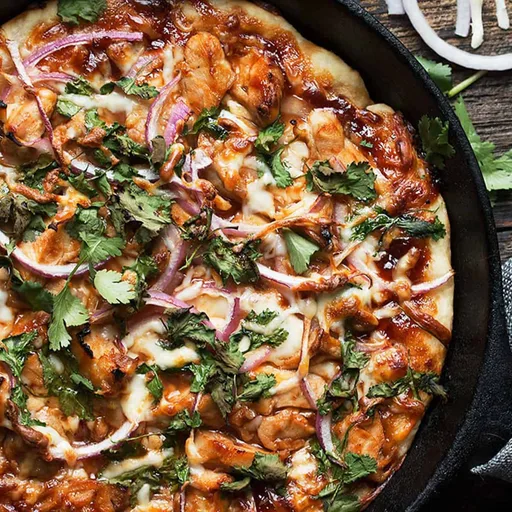 BBQ Chicken Skillet Pizza