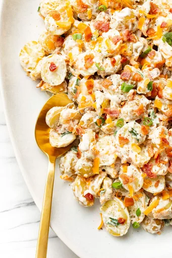 Ensalada de Patata con Bacon y Ranchera