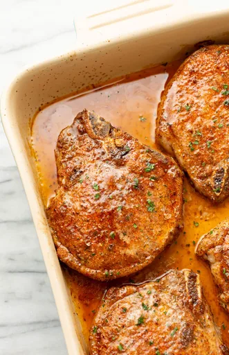 Chuletas de cerdo al horno fáciles