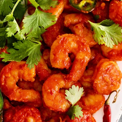 Camarones a la Diabla