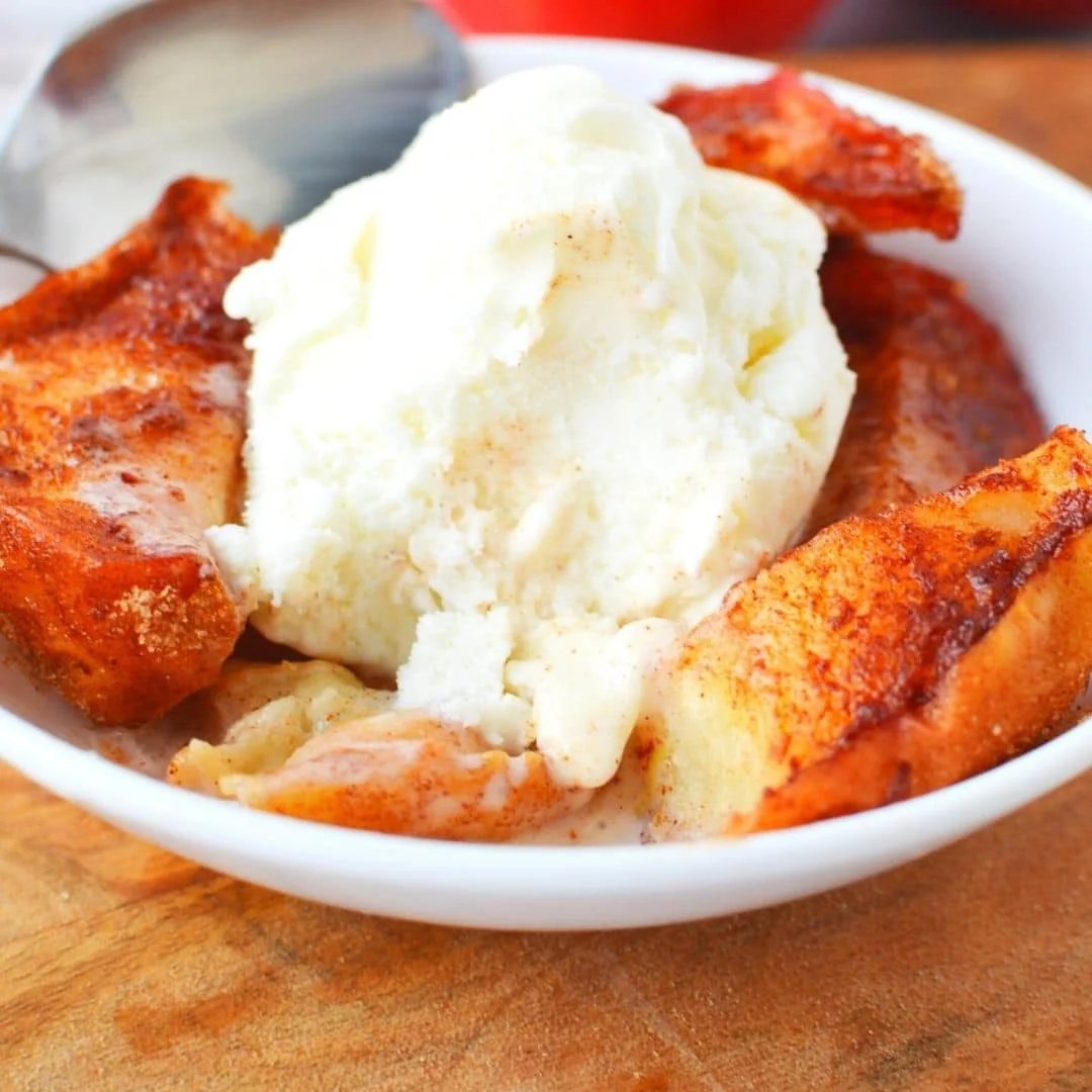 Air Fryer Apples with Cinnamon and Sugar