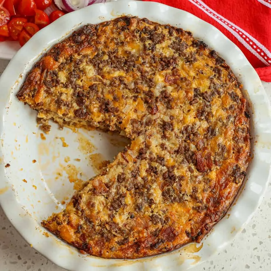 Impossible Cheeseburger Pie Recipe