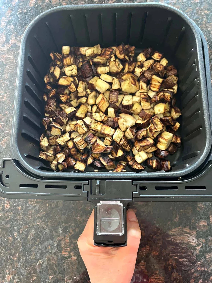 Air Fryer Graffiti Eggplant
