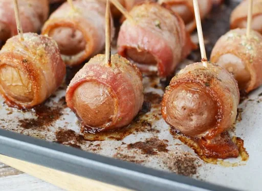 Patatas envueltas en bacon