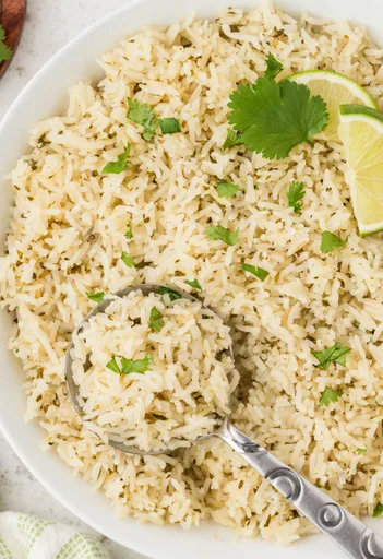 Arroz con Cilantro y Lima