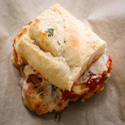 Sándwich de pollo a la parmesana