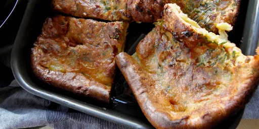Herby dairy- and gluten-free Yorkshire puddings