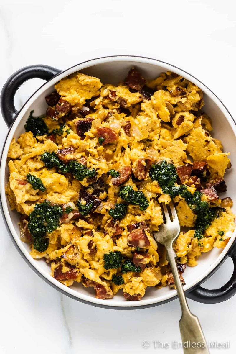 Chorizo Scrambled Eggs Recipe