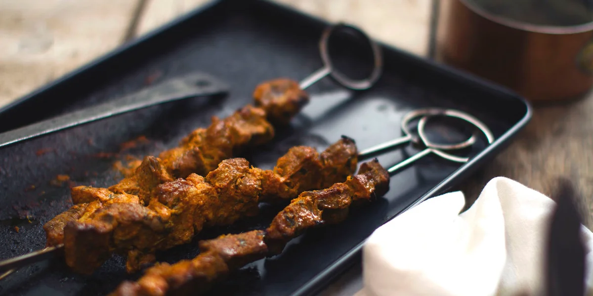 Lamb boti kebabs