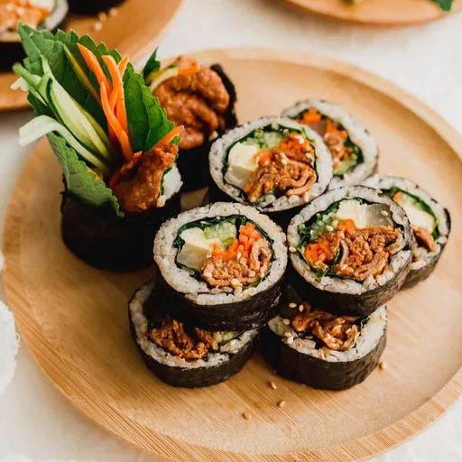 Gimbap (Korean Seaweed Rice Rolls)