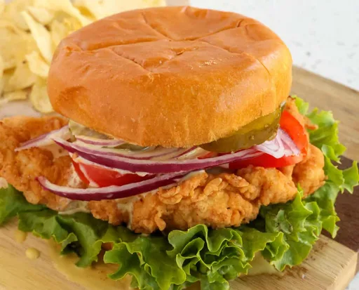 Receta de sándwich de pollo crujiente