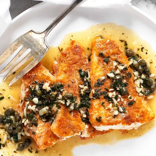 Bacalao a la piccata