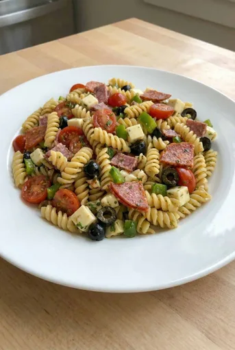 Ensalada de pasta antipasto