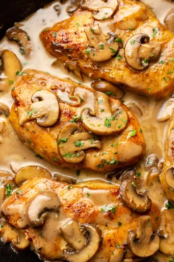 Pollo al Marsala fácil