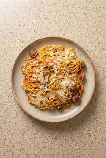 TikTok Baked Spaghetti