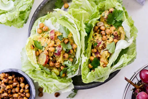 Curried Chicken Salad with Grapes and Cashews