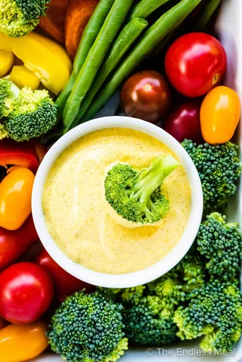 Salsa para dipear al curry