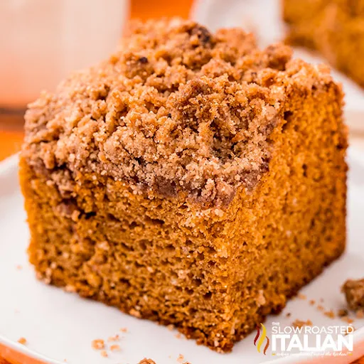Easy Pumpkin Coffee Cake with Streusel Topping