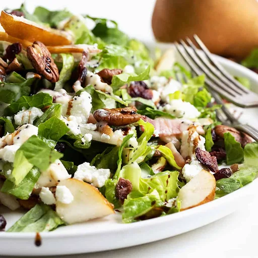 Fall Pear and Goat Cheese Salad