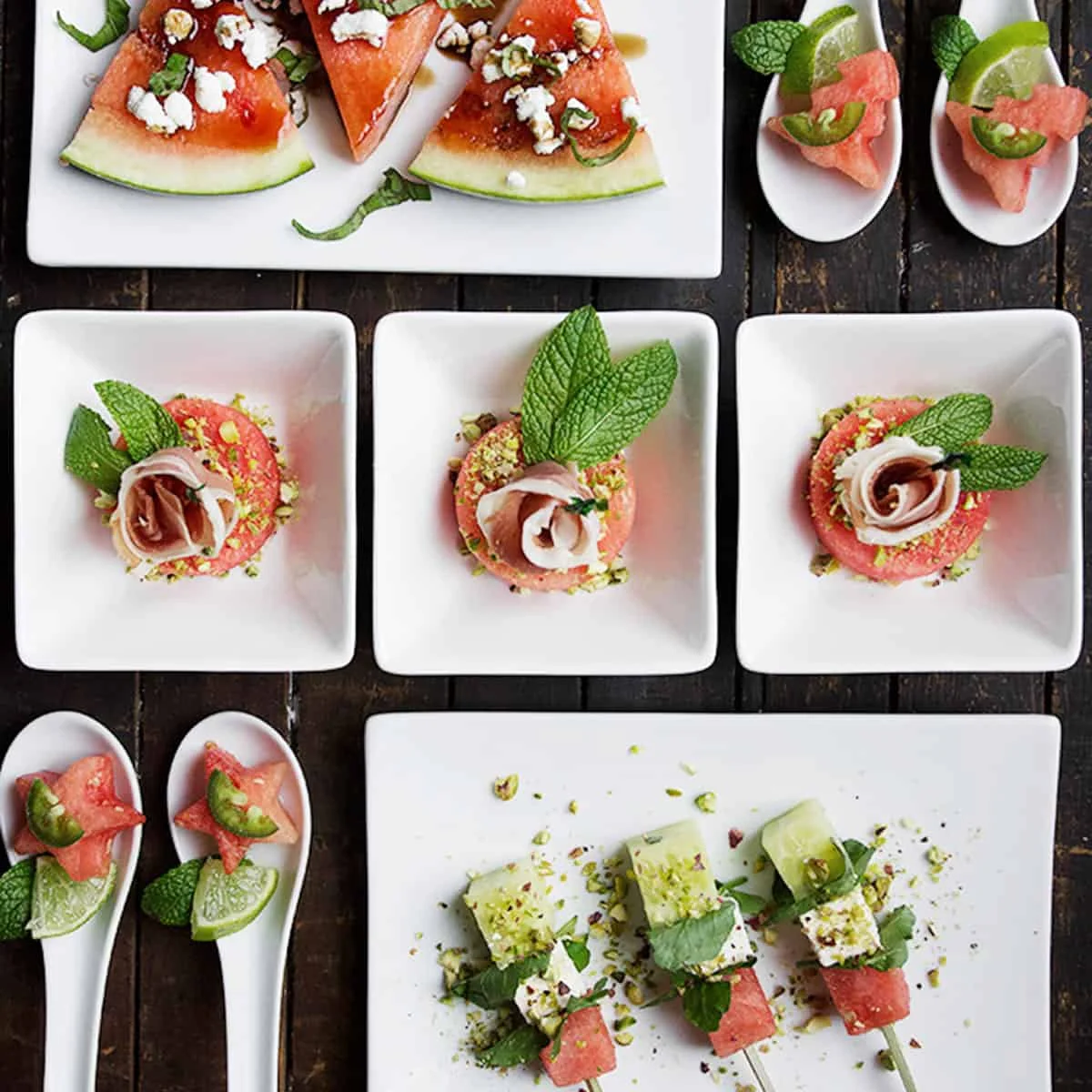 Easy Watermelon Appetizers