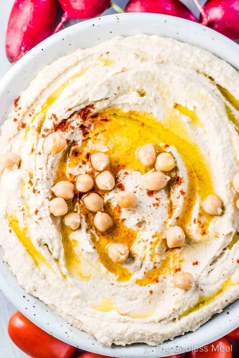 Easy Hummus Recipe (so much better than store-bought!)