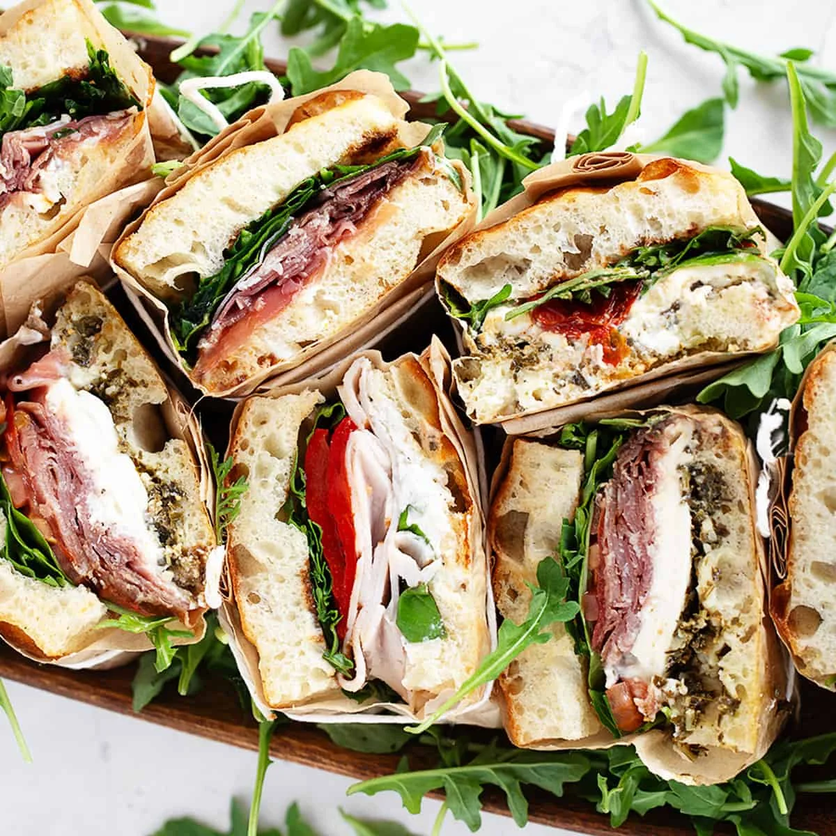 Focaccia Sandwiches