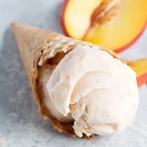 Simply PerfectPeach Ice Cream