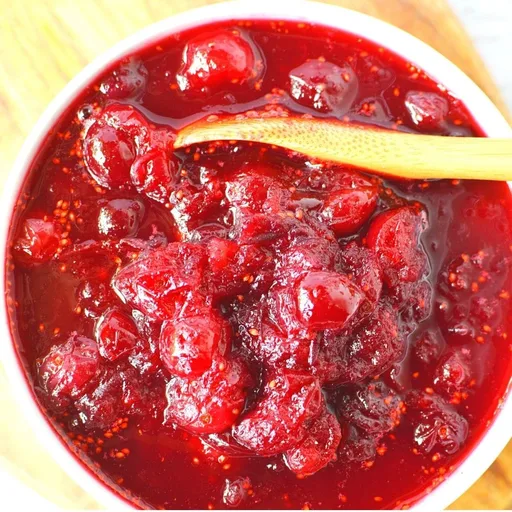 Fresh Cranberry Sauce with Orange Juice