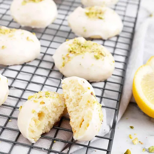Glazed Italian Lemon Cookies
