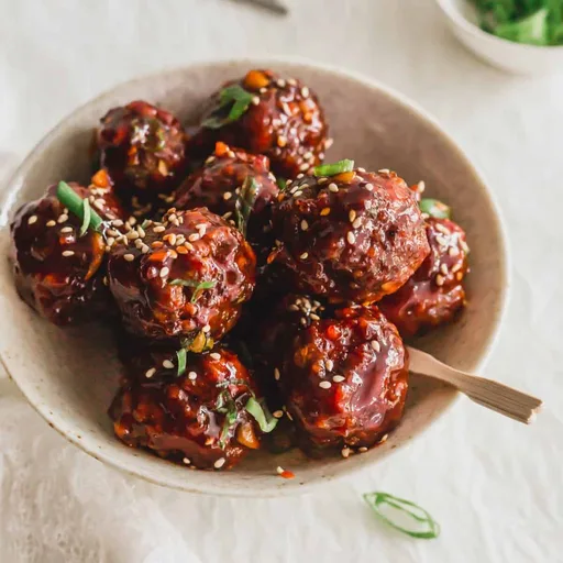 Korean Gochujang Meatballs