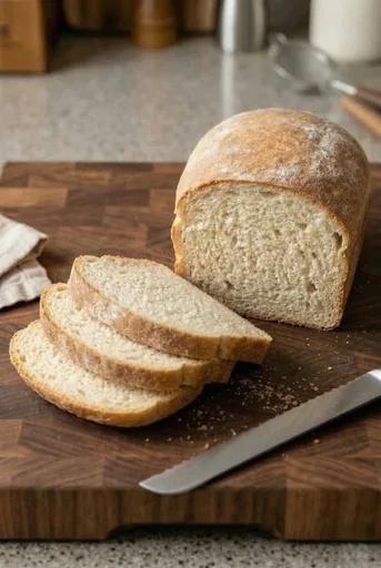 Pan de requesón en máquina panificadora