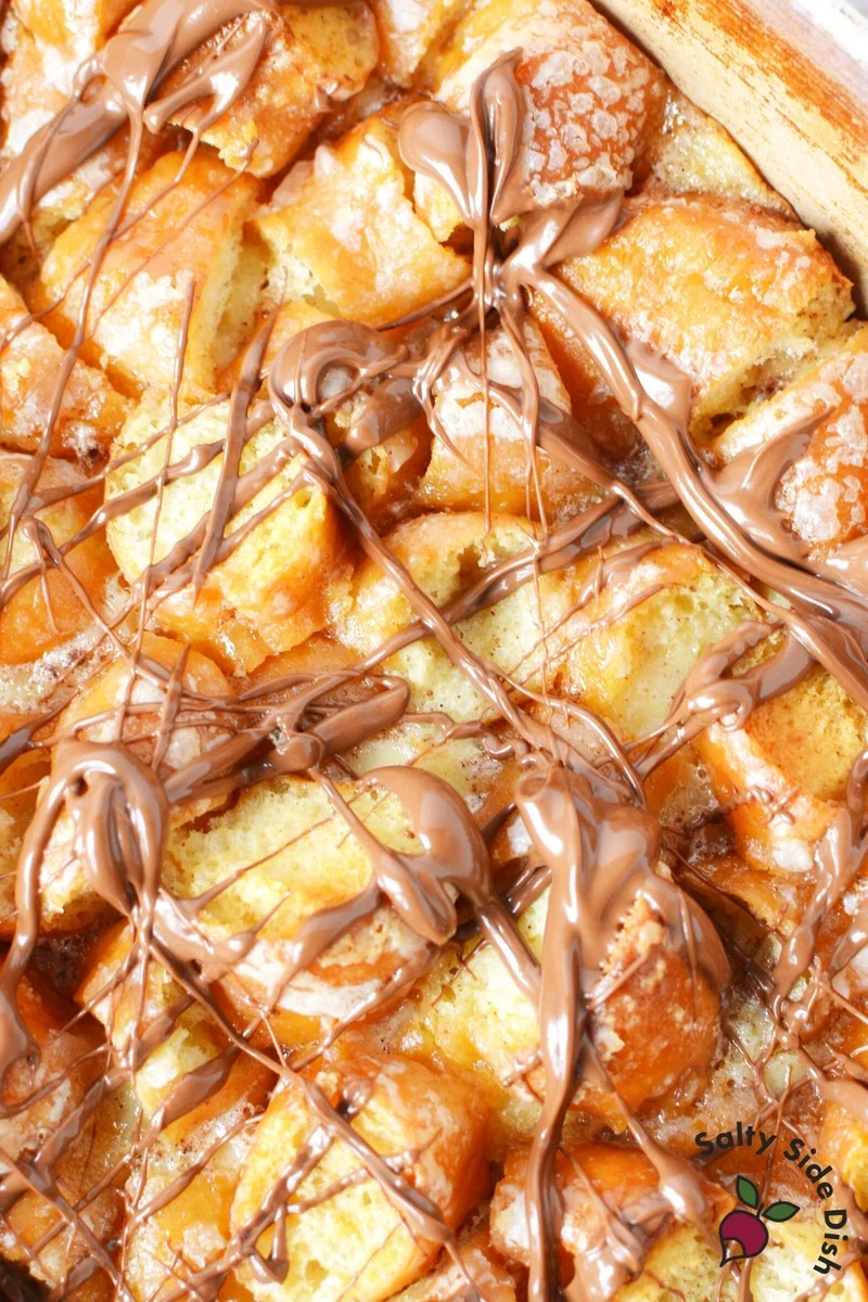 Krispy Kreme Donut Bread Pudding (TikTok)