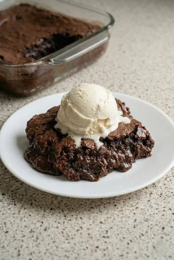 Brownie pudding