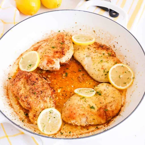 Pollo a la pimienta y limón