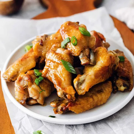 Alitas de pollo con miel picante