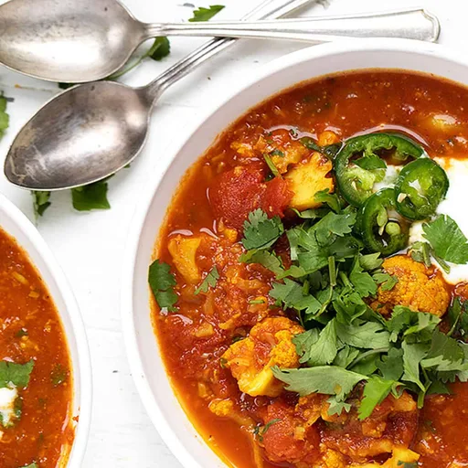Indian Spiced Cauliflower Soup