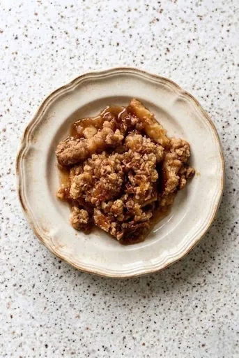 Caramel Apple Crisp