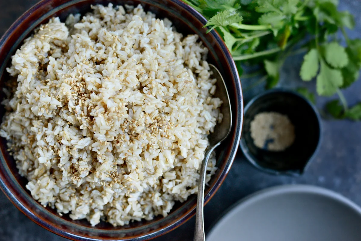 Ginger Sesame Brown Rice